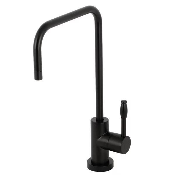 KS6190NKL Nustudio Sgl-Handle Cold Water Filtration Faucet, Matte Blk, Kingston Brass, Mfr#: KS6190NKL